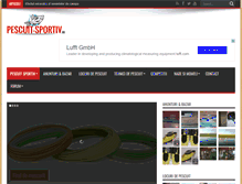 Tablet Screenshot of pescuit-sportiv.ro